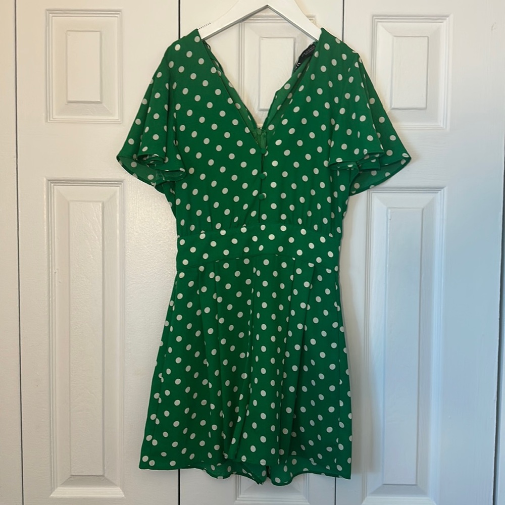 Zara Green short dress